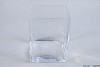 VIERECK GLASS VASE 15X15X20CM