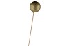 PICK GLITTER BAUBLE 60MM ON STICK GOLD L53CM