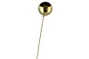 PICK SHINY BAUBLE 60MM ON STICK GOLD L53CM