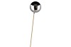 PICK SHINY BAUBLE 60MM ON STICK SILVER L53CM