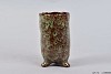 ST TROPEZ VERT MOUSSE VASE 10X18CM