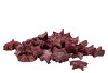 NATURE COCONUT STAR RED 5CM SET OF 100
