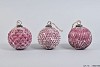 MARBLE RED ORNAMENT 10CM ASSORTED A PIECE
