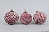 MARBLE RED ORNAMENT 13CM ASSORTED A PIECE