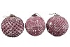 MARBLE RED ORNAMENT 15CM ASS P/1