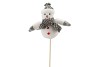 PICK SNOWMAN ON STICK 13X5X15CM (+STICK L62CM) A PIECE