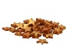 NATURE COCONUT STAR GOLD 5CM SET OF 100
