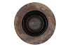 BALI INDONESIAN GREY BOWL D25X16CM
