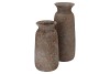 BALI INDONESIAN GREY VASE 18X40CM