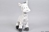 ZAZA-ZOO PLUSH ZEBRA STANDING 25X12X44CM