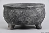 ZIMBABWE STONE SCHAAL TRIPOD 26X15CM