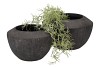 BALI BLACK COAL BOWL D25X16CM