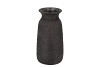 BALI BLACK COAL VASE 16X30CM