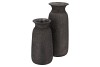 BALI BLACK COAL VASE 16X30CM