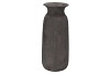 BALI BLACK COAL VASE 18X40CM