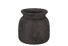 BALI BLACK COAL JUG 17X16CM