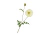 SILK PAPAVER TAK WIT 64CM