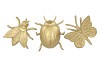 DECO INSECT ALUMINIUM GOUD 13X10X4CM ASSORTI PER STUK
