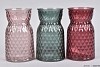 DIAMOND BERRY MIX GLASS 12X20CM ASSORTED A PIECE