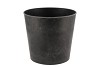 MELAMINE GREY POT 23X18X21CM