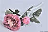 SILK RANUNKEL ZWEIG 2 BLUMEN FUCHSIA 55CM