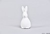 EASTER STONE HARE WHITE 7X7X13CM