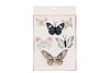 STICK-INS BUTTERFLY ON CLIP NATURAL MIX A 6 PIECES