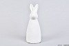 EASTER STONE HARE WHITE 9X9X23CM