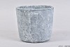 IRON STONE BLUE POT 21X19CM