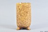 ST TROPEZ GEEL VAAS 12X22CM