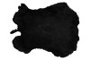 PELZ FELL SCHWARZ 47X36CM