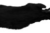 PELZ FELL SCHWARZ 47X36CM