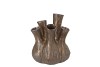 AGLIO BRONZE VASE 13X16CM