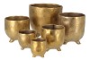 ST. TROPEZ GOLD POT 18X17CM