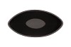 BALI BLACK COAL BOWL OVL 34X16X23CM