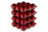 GLASS BALL MATT RED 57MM P/36