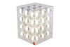 GLASS BALL MATT SILVER 57MM P/36