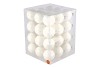 GLASS BALL SHINY WHITE 57MM P/36
