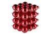 GLASS BALL SHINY RED 57MM P/36