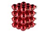 GLASS BALL SHINY RED 57MM P/36