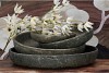 DUBAI OLIVE GOLD PLATE 22X4CM