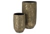 DUBAI OLIVE GOLD VASE 17X25CM
