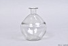 DRY GLASS CLEAR BOTTLE SPHERE SHADED 13X15CM