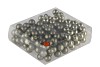 GLASS BALL GRANITE GREEN 20MM ON WIRE P/144