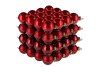 GLASS BALL CHRISTMAS RED 40MM P/64