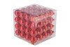 GLASS BALL SHINY RED 40MM P/64