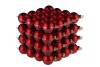 GLASS BALL MATT RED 40MM P/64