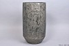 DUBAI SMOKED STEEL VAAS 22X40CM