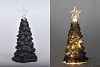 LED KERSTBOOM GLAS BLACK 8X16CM