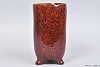 ST TROPEZ ROOD VAAS 13X25CM